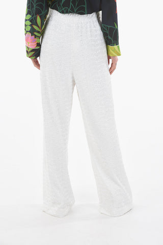 Pantaloni Palazzo in Paillettes
