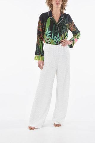 Pantaloni Palazzo in Paillettes