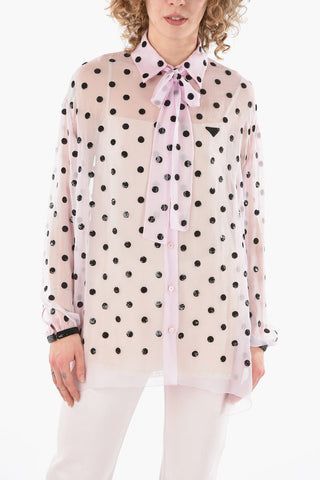 Silk Shirt With Sequins