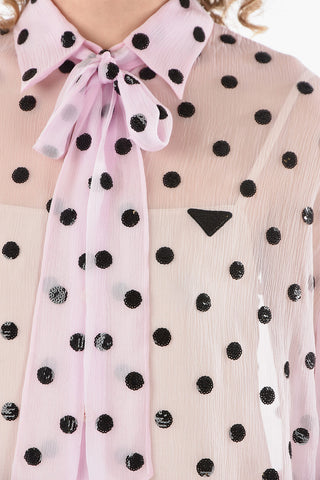 Silk Shirt With Sequins