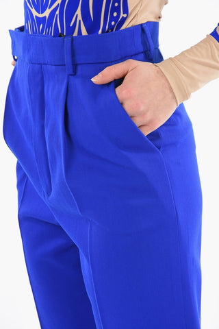 Pantaloni Chino a Vita Alta ad 1 Pince