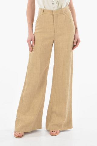 Linen Flared Pants