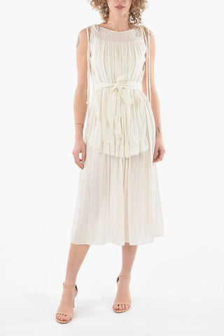 Sleeveless Silk Tunic Dress
