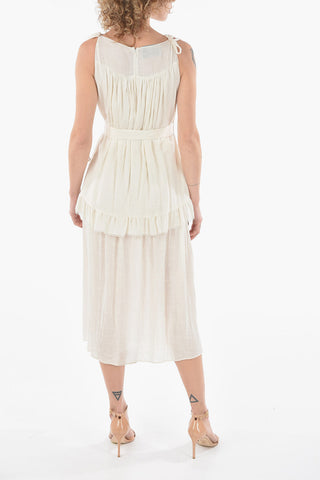 Sleeveless Silk Tunic Dress