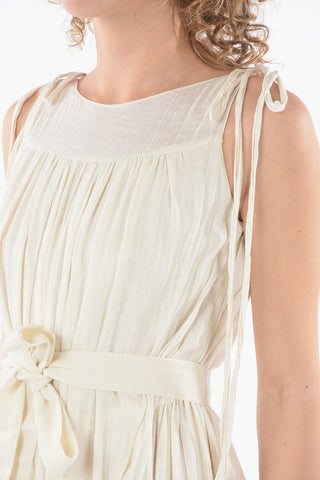 Sleeveless Silk Tunic Dress