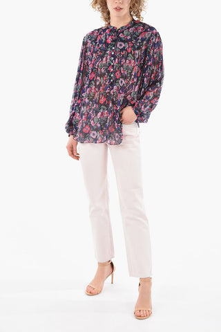 ETOILE Chiffon-viscose KILEDIA Blouse with Floral Print