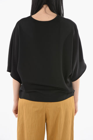 Blusa PANTY Girocollo con Tasca con Aletta