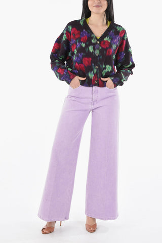 Cardigan in Cotone a Fantasia