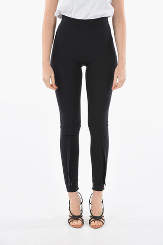 Technical Zip High-Waisted Jersey Leggings