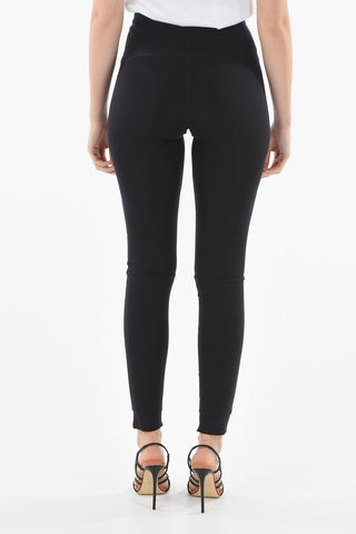 Technical Zip High-Waisted Jersey Leggings