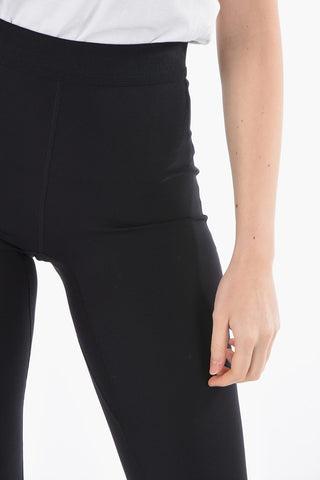 Technical Zip High-Waisted Jersey Leggings