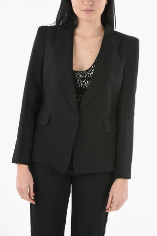 Single Breasted Silk Blazer