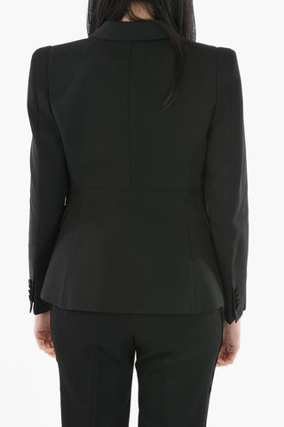 Single Breasted Silk Blazer