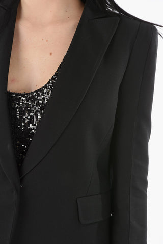 Single Breasted Silk Blazer