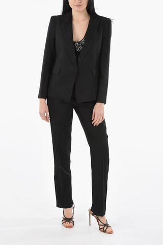 Single Breasted Silk Blazer