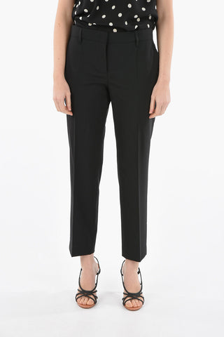 Pantaloni Slim in Lana