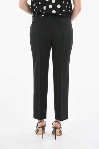 Pantaloni Slim in Lana