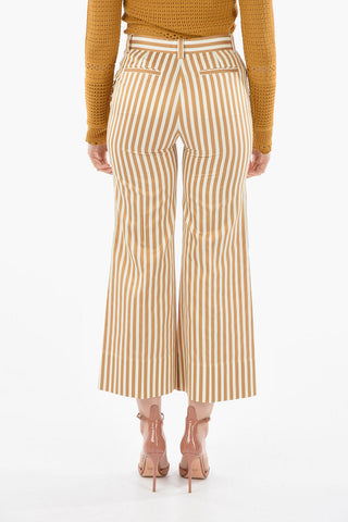 Striped Cotton and Silk MELODY Pants