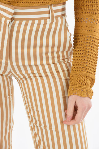 Striped Cotton and Silk MELODY Pants