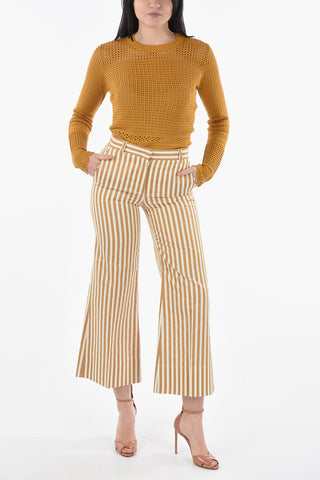 Striped Cotton and Silk MELODY Pants