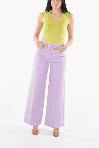Wide Leg Stretch Denims 34cm