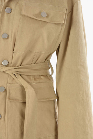 Flax Safari Jacket with Belt