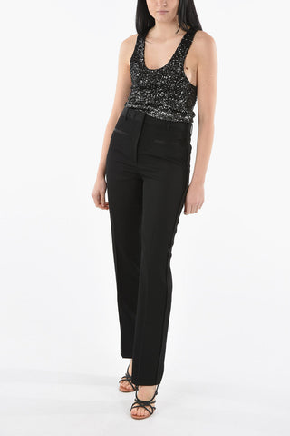 Jetted Pockets Side Band Pants