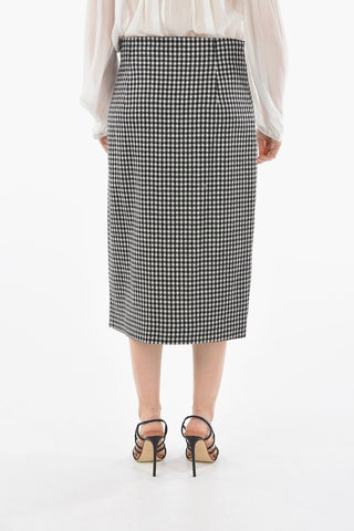 Vichy Checked Wrap GIPSY Skirt