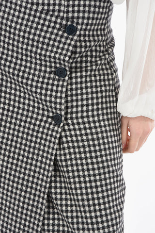 Vichy Checked Wrap GIPSY Skirt