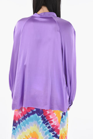 Blusa BRUNA in Seta a Tinta Unita