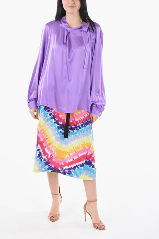 Blusa BRUNA in Seta a Tinta Unita