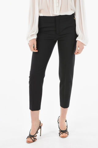 Stretched Virgin-wool Tailored Pants