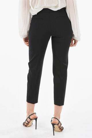 Stretched Virgin-wool Tailored Pants