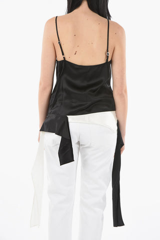Adjustable Spaghetti Strap Asymmetrical Top