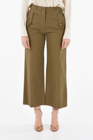Flared Cropped Pants