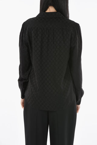 Jacquard Silk Shirt