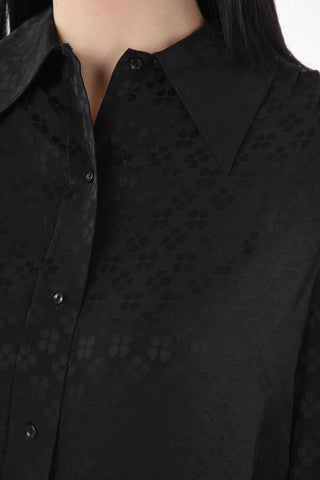 Jacquard Silk Shirt