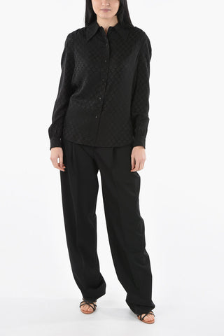 Jacquard Silk Shirt