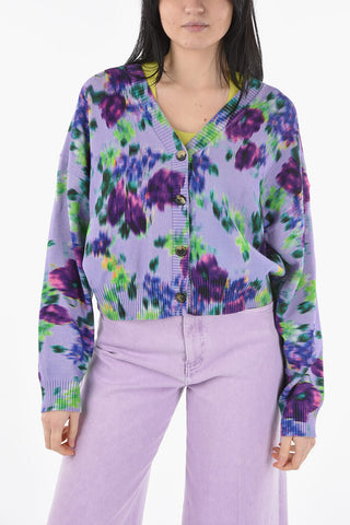 Floral Patterned Cotton Cardigan