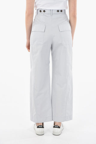 High Waist 4 Pockets Palazzo Pants