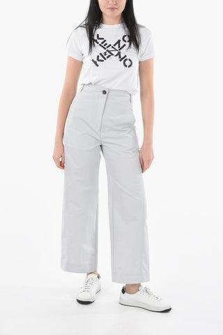 High Waist 4 Pockets Palazzo Pants