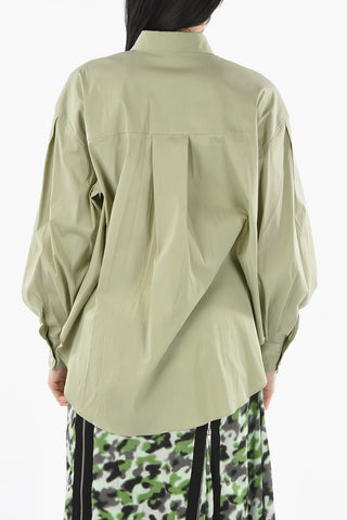 Italian Collar Shirt with Chest Pocket and Jewelry