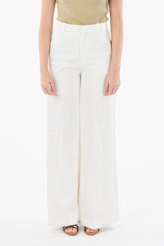 Linen Flared Pants