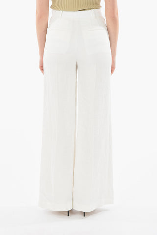 Linen Flared Pants