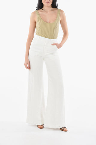 Linen Flared Pants