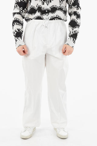 Drawstring Waist Baggy Fit Pants