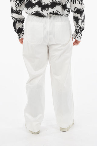 Drawstring Waist Baggy Fit Pants
