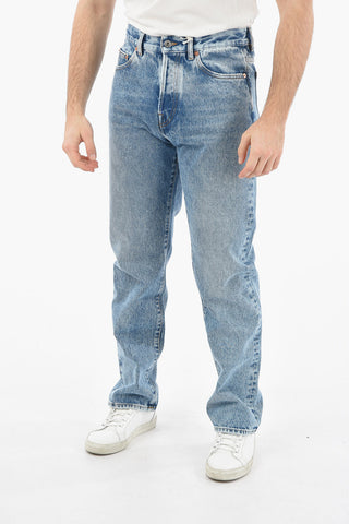 Logo Printed Regular Fit Jeans 20cm