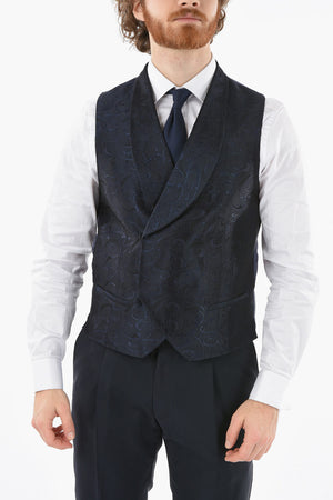 CC COLLECTION Embroidered Waistcoat CERIM. RESET with Hidden Closure