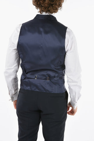 CC COLLECTION Embroidered Waistcoat CERIM. RESET with Hidden Closure
